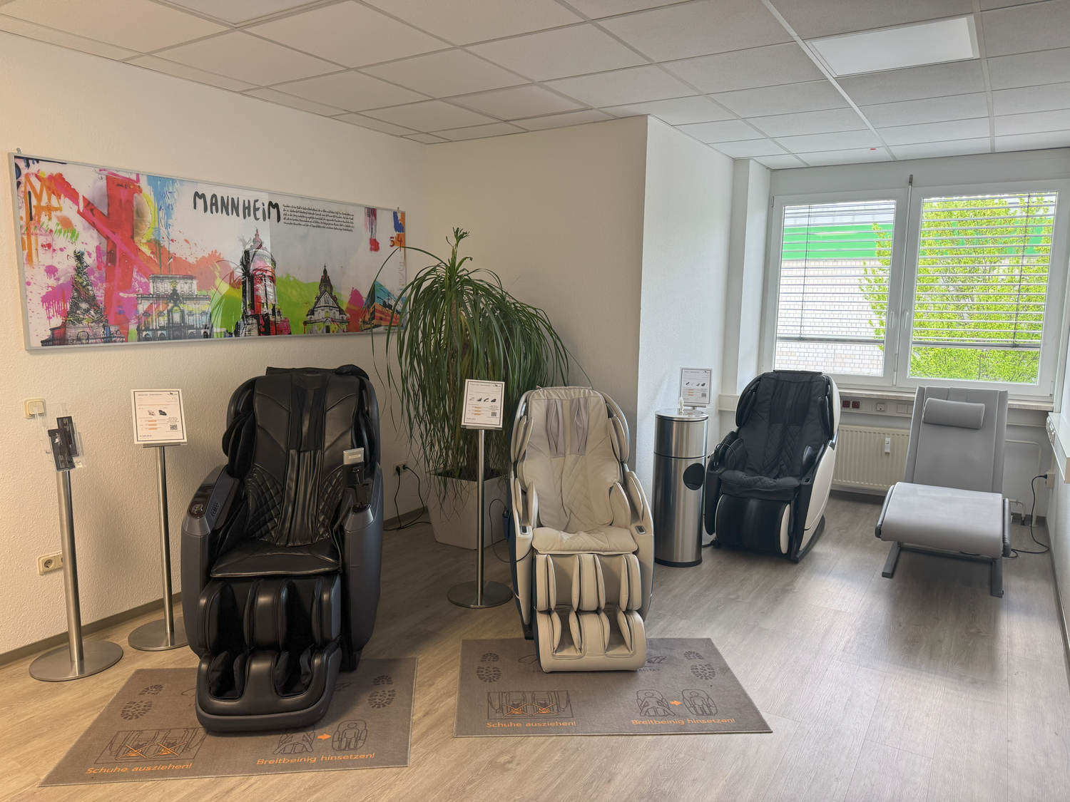 Tentoonstelling Mannheim - Massage Stoel Wereld