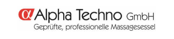 Alpha Techno massagestoel logo
