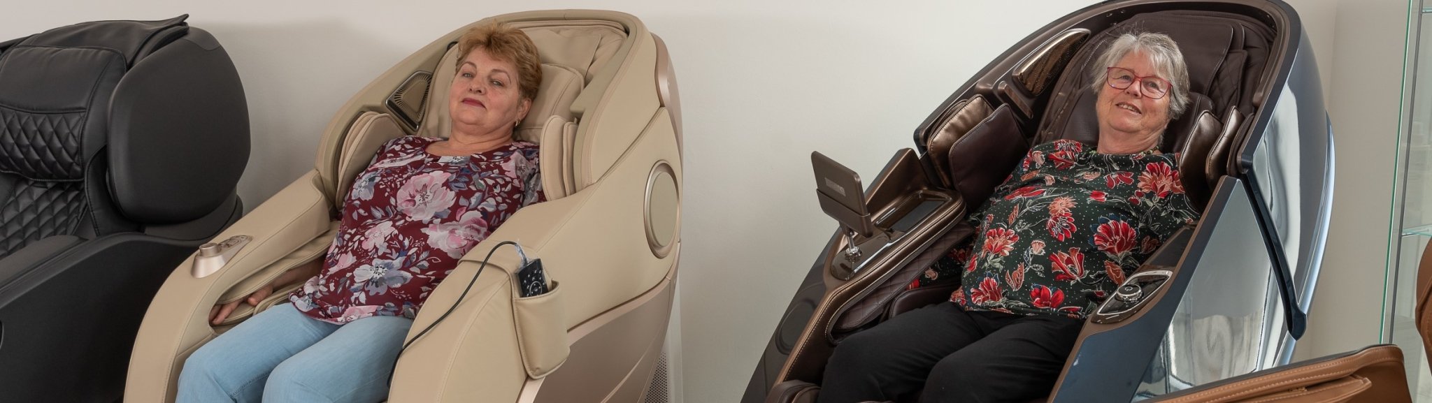 Massagestoelenwereld tentoonstelling en showroom met deskundig advies