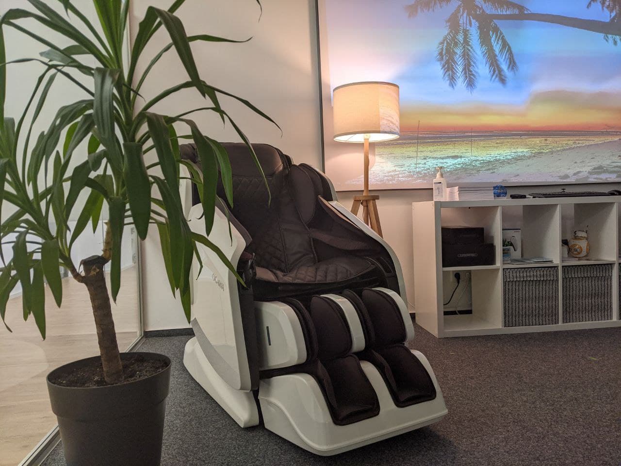 Massagestoelen en rustruimten als probleemoplossing