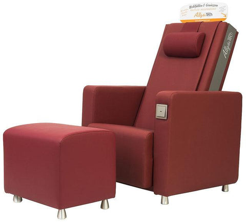 De AllgäuTech SENATOR voor senioren-massage-stoel-duikers-kunstleder-massage-stoel wereld