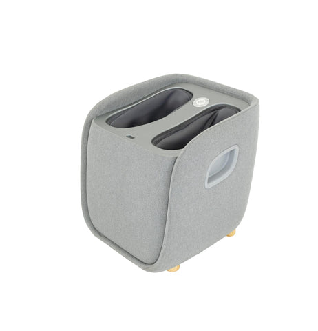 De Ottoman - SYNCA REi-Massage Kruk Grijs-Katoen Massagestoel Wereld