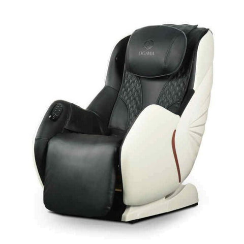 OGAWA MySofa Luxe OS3161S-Massagestoel-Zwart-Wit-Kunstleder Massagestoel Wereld