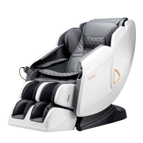 OGAWA Smart Reluxe OG6383-Massagestoel Grijs Kunstleder Massagestoel Wereld