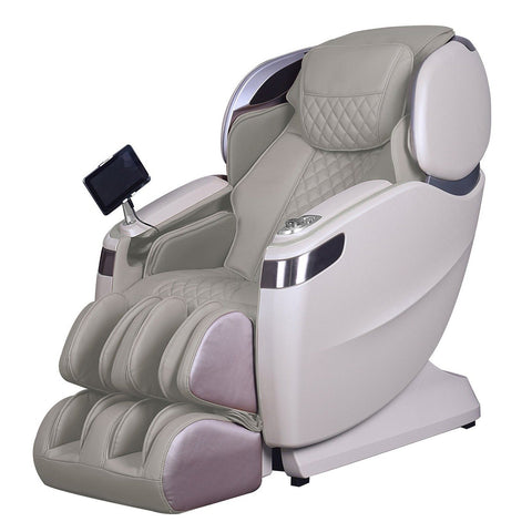 De baas - Alpha Techno AT 628-massage-stoel-beige-kunstleder-massage-stoel-wereld