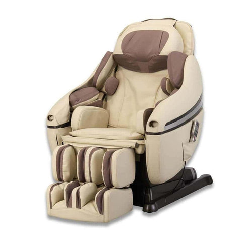 De Dreamwave - Familie Inada Dreamwave HCP-11001D-massage-stoel-beige-kunstleder-massage-stoel Wereld